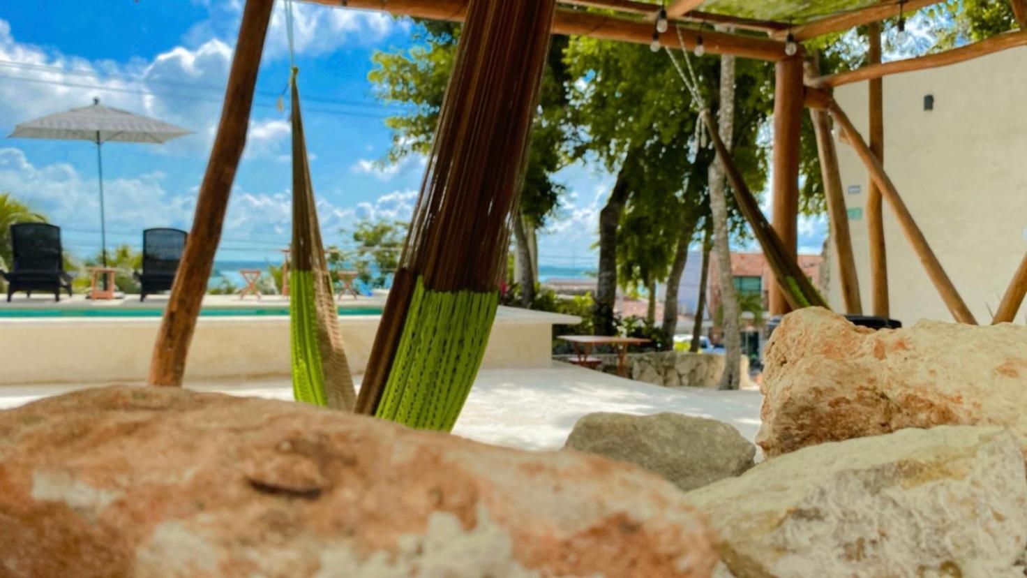 Hotel & Eco Cabanas Azul Maria Bacalar Exterior foto