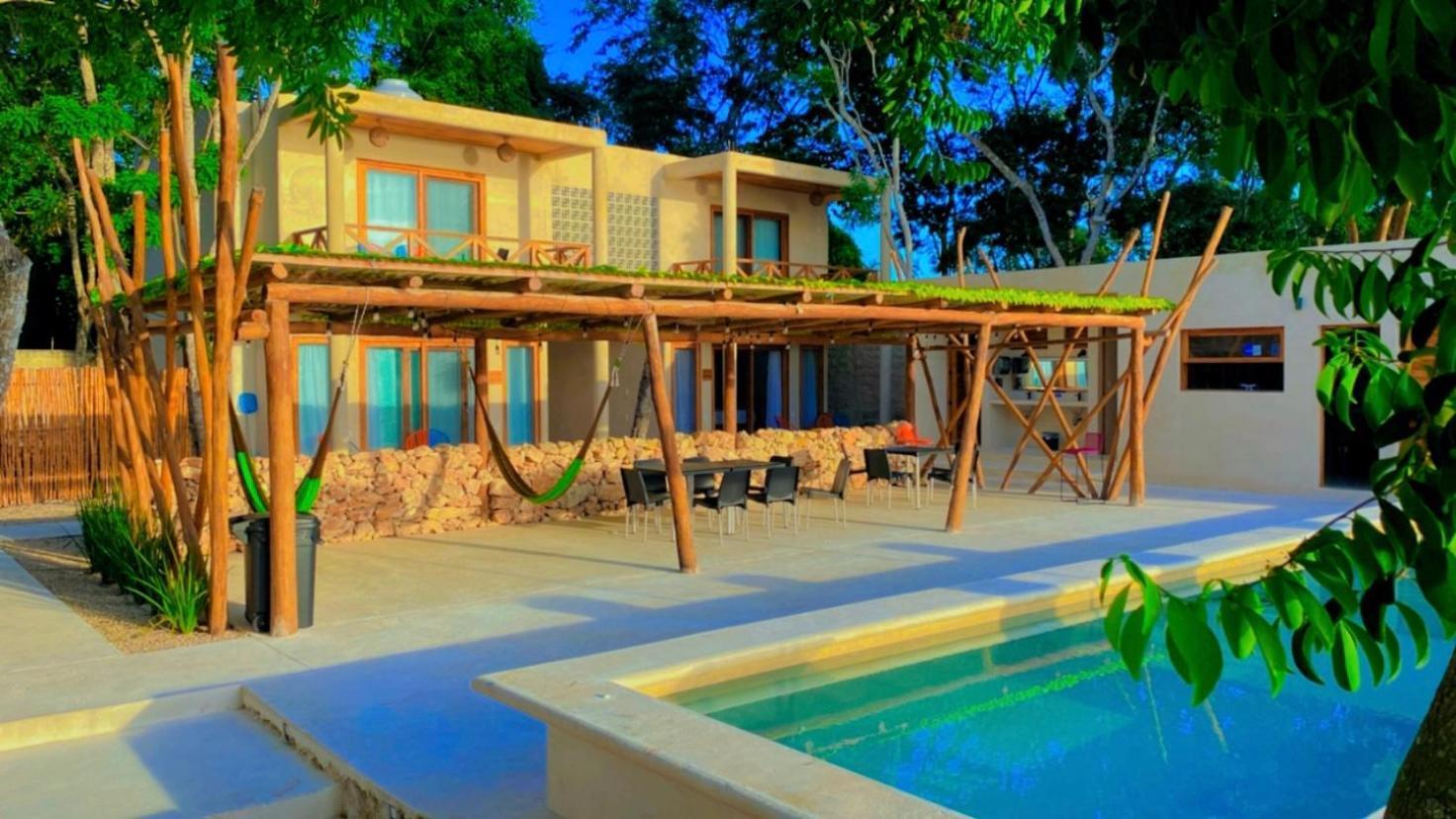 Hotel & Eco Cabanas Azul Maria Bacalar Exterior foto